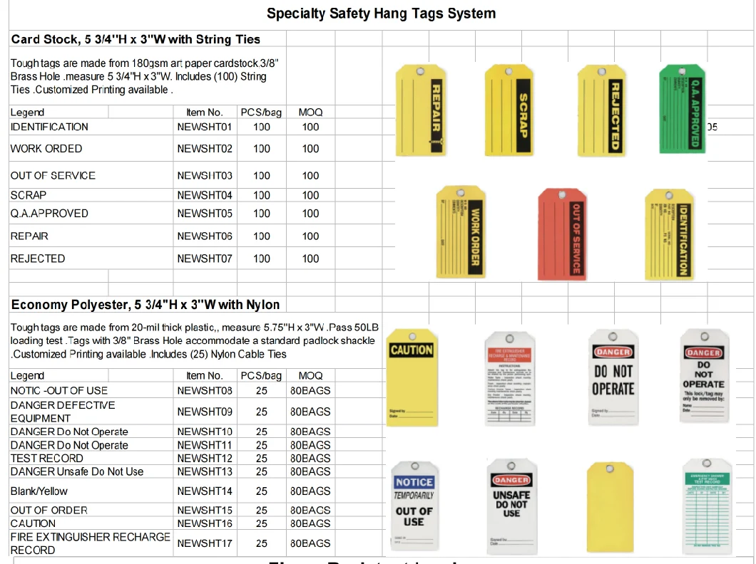 Custom Vinyl Danger Do Not Operate Self-Laminating Safety Tag