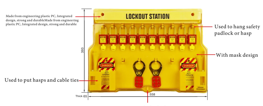 PC Material Combined Lockout Station