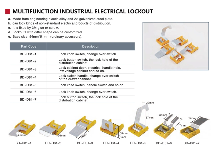 Multifunctional Industrial Electrical Lockout