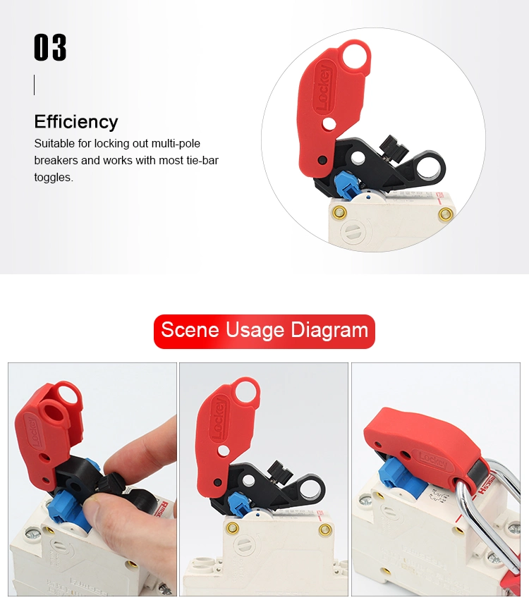 Lockey Patent Electrical Safety Circuit Breaker Lockout (CBL41)