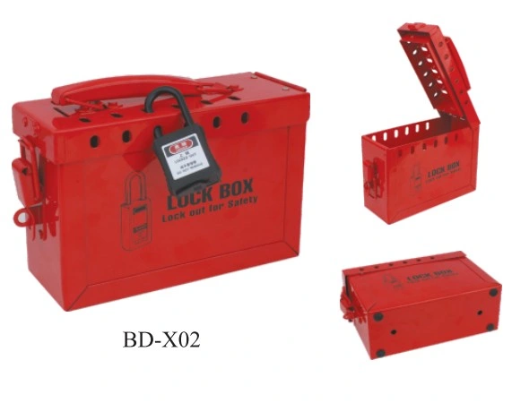 Safety Red Steel Lockout Kit/Box