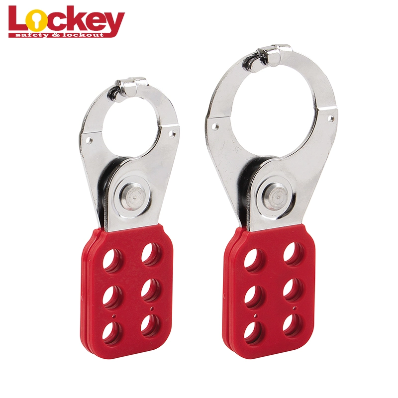 Prolockey Safety Jaw Size 25mm Steel Hasp with Hook 6 Lockout